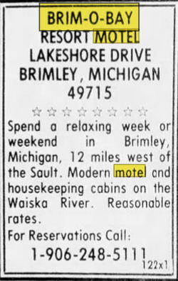 Brim-O-Bay Motel - Aug 9 1979 Ad